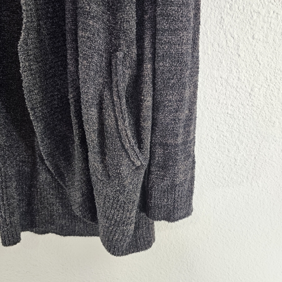 Barefoot Dreams 452 cozy lite pocket open cardigan Large XL - Picture 5 of 10